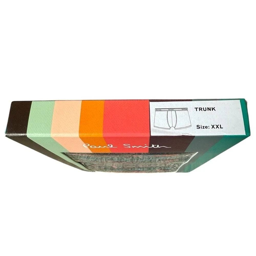 Paul Smith XXL Boxer Briefs Multi Striped Trunk Organic Cotton Boxer Briefs